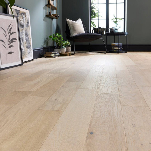 Manor Bramell Engineered Wood Flooring 18mm x 125mm Nude Brushed Matt Lacquer