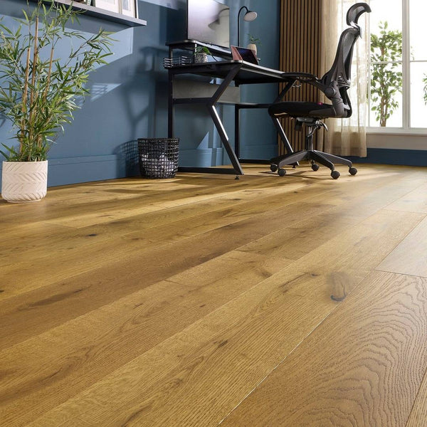Manor Corsham Engineered Wood Flooring 18mm x 190mm Golden Brushed Oiled