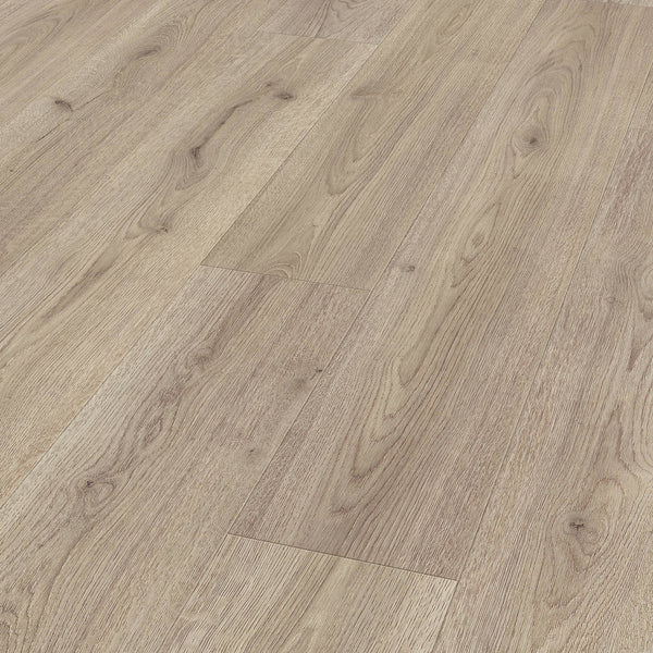 Prestige Laminate Flooring 8mm Grey Oak Light V-Groove 3126