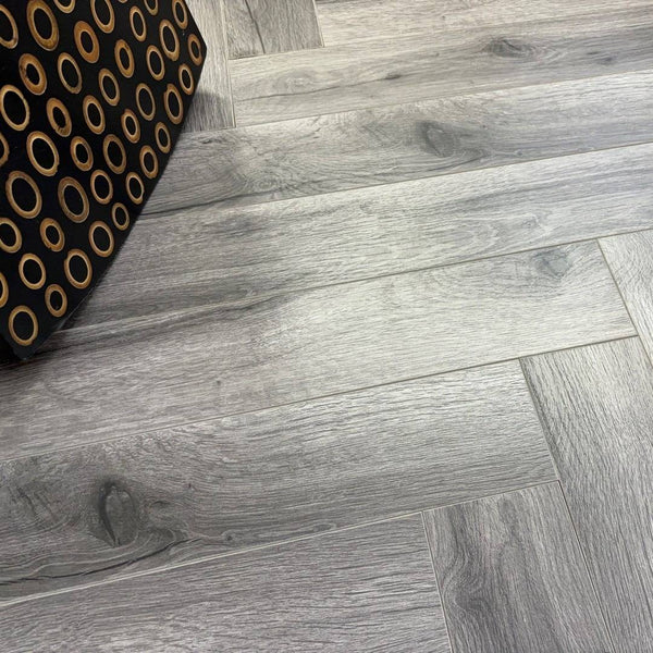 Embrace Herringbone Laminate Flooring Century Oak 12mm