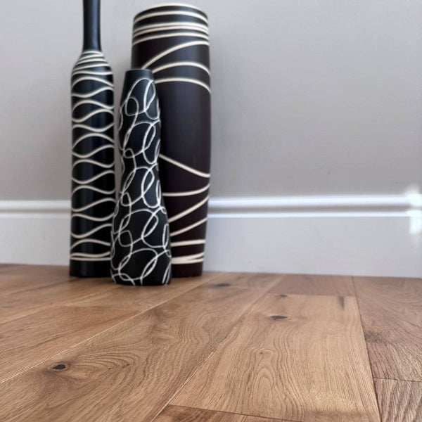 Byland 18mm x 120mm Solid Wood Flooring Natural Brushed Uv Oiled