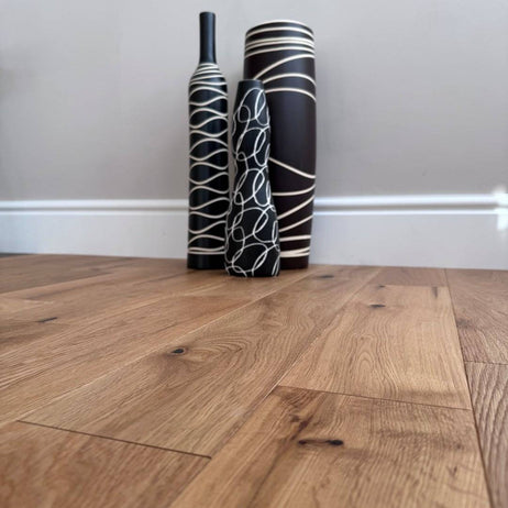 Byland 18mm x 120mm Solid Wood Flooring Natural Brushed Uv Oiled