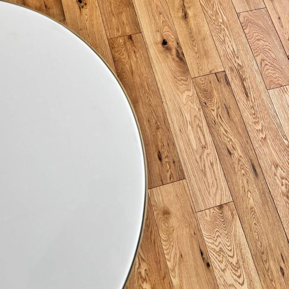 Byland 18mm x 120mm Solid Wood Flooring Natural Brushed Uv Oiled