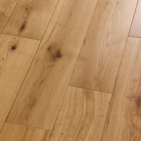Newminster 18mm Solid Wood Flooring 150mm Natural Oak Matt Lacquer