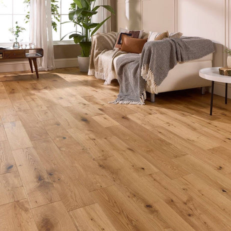Cumaru 18mm Solid Wood Flooring Brushed Oiled Oak 150mm Wide