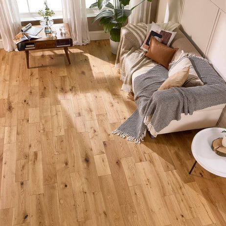 Cumaru 18mm Solid Wood Flooring Brushed Oiled Oak 150mm Wide
