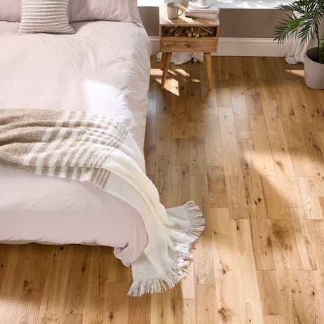 Hawthorn 18mm x 125mm Solid Wood Flooring Natural Matt Lacquer