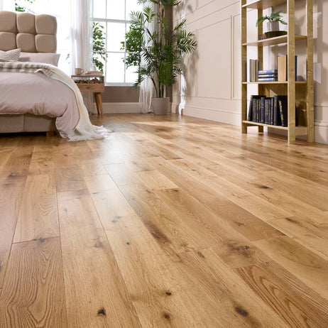 Hawthorn 18mm x 125mm Solid Wood Flooring Natural Matt Lacquer