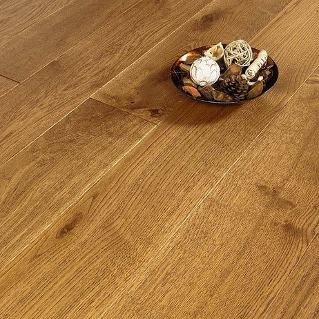 Abbey Denny Engineered Wood Flooring 14mm x 125mm Golden Oak Brushed Matt Lacquer
