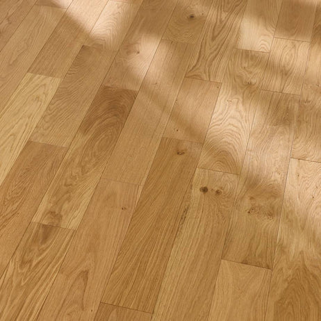 Abbey Sawtry Engineered Wood Flooring 14mm x 125mm Oak Brushed Matt Lacquer