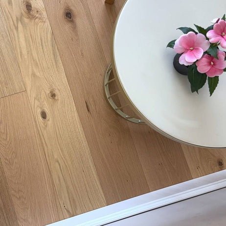 Manor Wenlock Engineered Wood Flooring 18mm x 180mm Natural Oak Brushed Uv Oiled