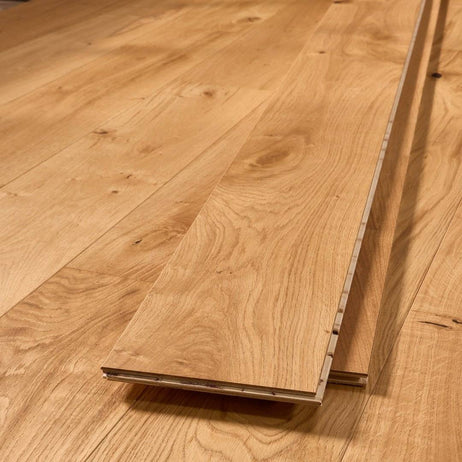 Abbey Bornem Engineered Wood Flooring 14mm x 190mm Natural Brushed Uv Oiled