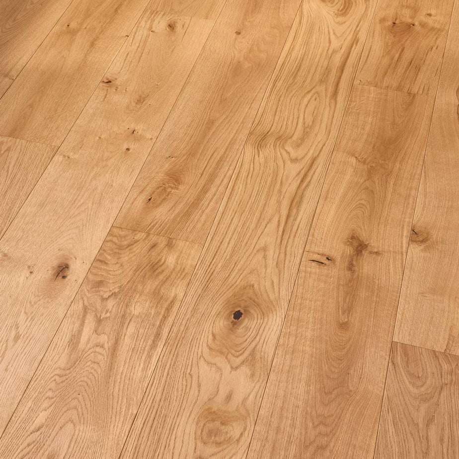Abbey Bornem Engineered Wood Flooring 14mm x 190mm Natural Brushed Uv Oiled