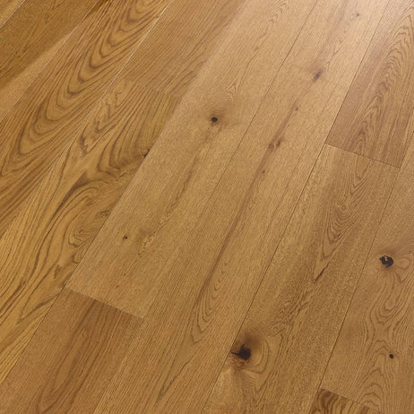 Abbey Tautra Engineered Wood Flooring 14mm x 190mm Light Golden Brushed Uv Oiled