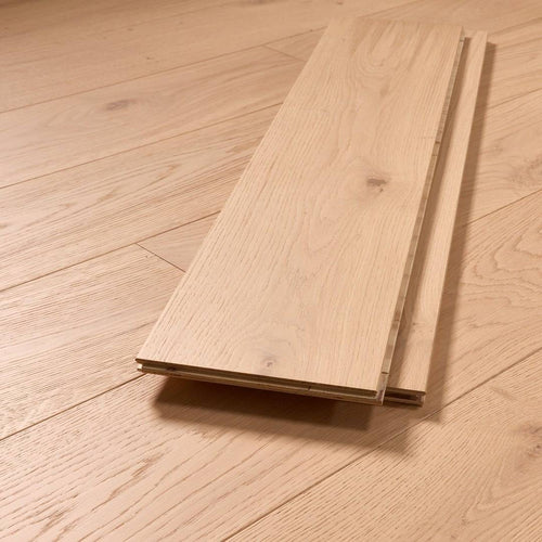 Abbey Mepkin Engineered Wood Flooring 14mm x 190mm Linen Oak Brushed Matt Lacquer