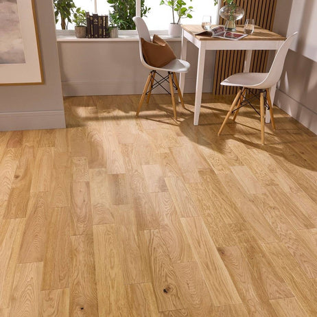 Manor Althorpe 18mm x 125mm Natural Lacquer Engineered Oak Flooring