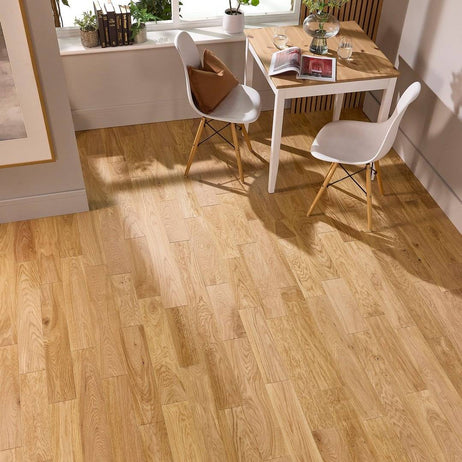 Manor Althorpe 18mm x 125mm Natural Lacquer Engineered Oak Flooring
