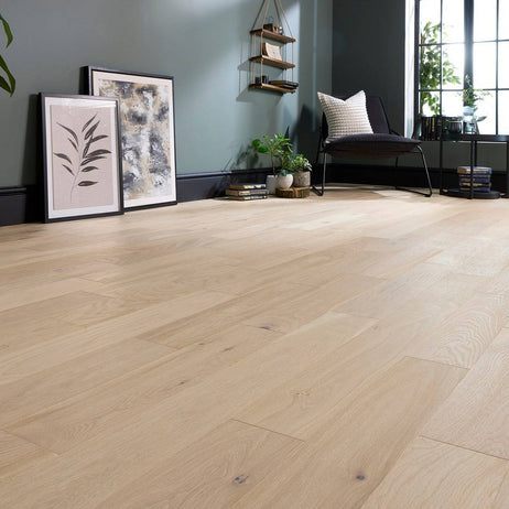 Manor Bramell Engineered Wood Flooring 18mm x 125mm Nude Brushed Matt Lacquer
