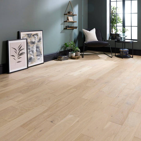 Manor Bramell Engineered Wood Flooring 18mm x 125mm Nude Brushed Matt Lacquer