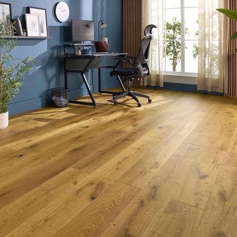 Manor Corsham Engineered Wood Flooring 18mm x 190mm Golden Brushed Oiled