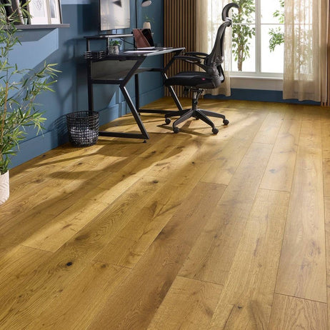 Manor Corsham Engineered Wood Flooring 18mm x 190mm Golden Brushed Oiled