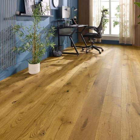 Manor Corsham Engineered Wood Flooring 18mm x 190mm Golden Brushed Oiled