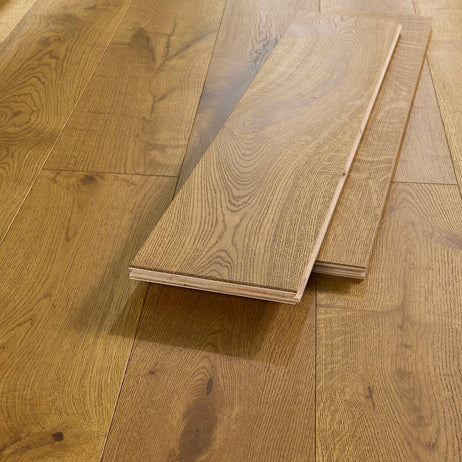 Manor Corsham Engineered Wood Flooring 18mm x 190mm Golden Brushed Oiled