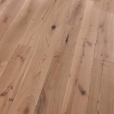 Manor Kelham Engineered Wood Flooring 18mm x 190mm Limed White Brushed Matt Lacquered