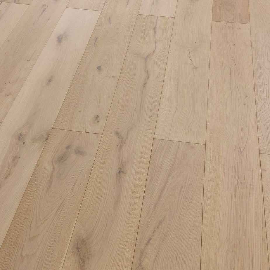 Manor Lytham Engineered Wood Flooring 18mm x190mm Nude Brushed Matt Lacquer
