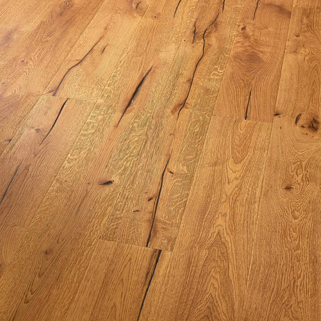 Loire Rich Oak Distressed Wax Oil 15mm Engineered