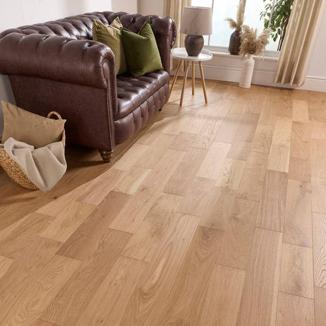 Abbey Audley Engineered Wood Flooring Oak 14mm x 165mm Brushed Oiled