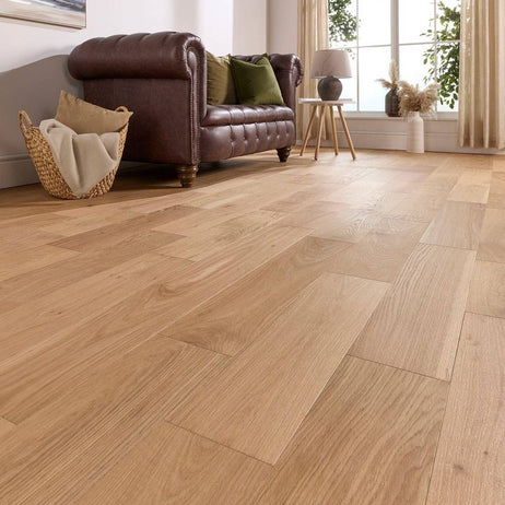 Abbey Audley Engineered Wood Flooring Oak 14mm x 165mm Brushed Oiled