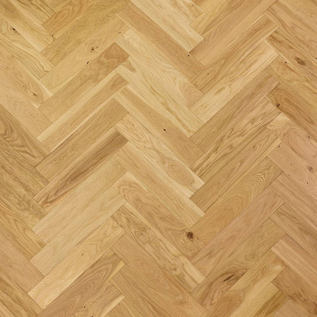 Herringbone Parquet Engineered Wood Flooring 14mm Stripped Oak Brushed Oiled