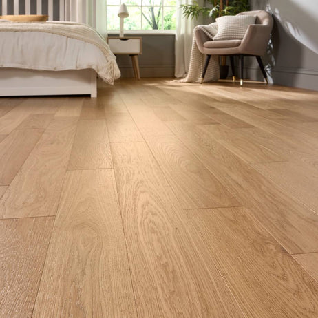 Abbey Riverstone Engineered Wood Flooring 10mm x 125mm Natural Brushed Lacquer Flooring