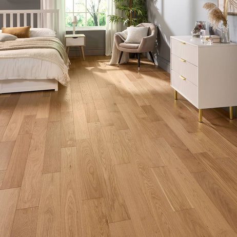 Abbey Riverstone Engineered Wood Flooring 10mm x 125mm Natural Brushed Lacquer Flooring