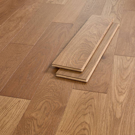 Abbey Cinder Engineered Wood Flooring 10mm x 125mm Double Smoked Brushed Lacquer Flooring