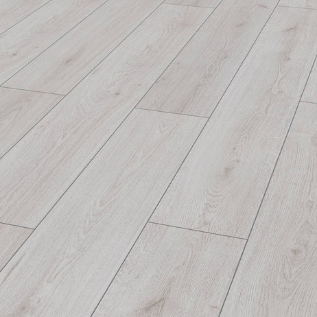 Prestige Laminate Flooring White Oak 8mm V-Groove 3201