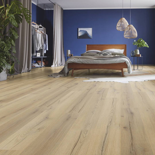 Prestige Pale Oak 7mm V-Groove Click Laminate Flooring 4176