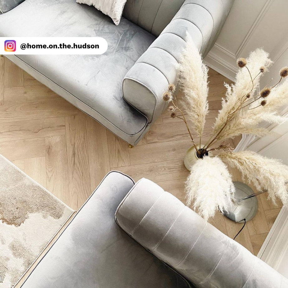 Prestige Herringbone Laminate flooring Faded Oak 8mm 3678