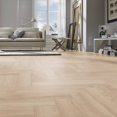Prestige Herringbone Laminate flooring Faded Oak 8mm 3678