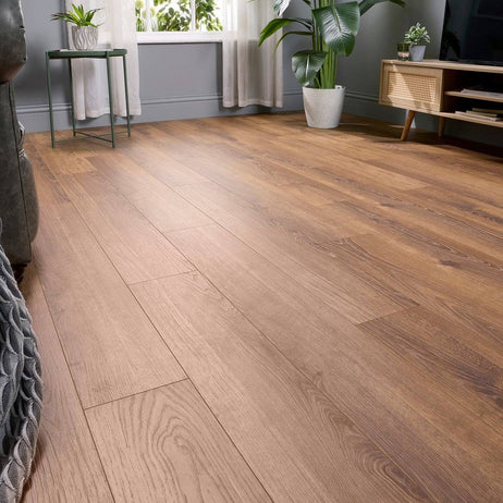 Embrace Pro Laminate Flooring 14mm Smoked Oak AC5 Built-in Underlay