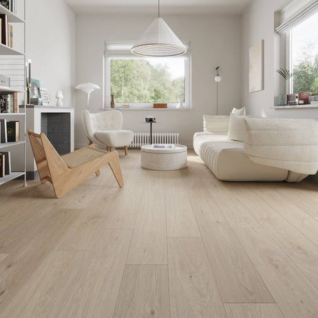 Embrace Pro Laminate Flooring 14mm Arctic Beige AC5 Built-in Underlay