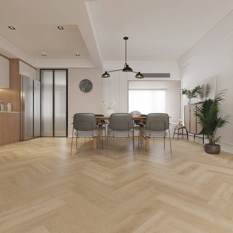 Chic Parquet LVT Flooring Dry Back Oak Haze 8001