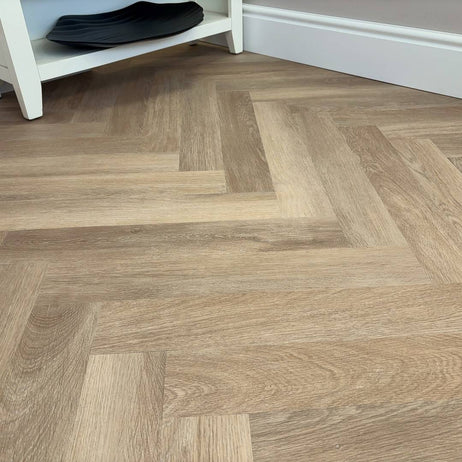 Chic Parquet LVT Flooring Dry Back Oak Haze 8001