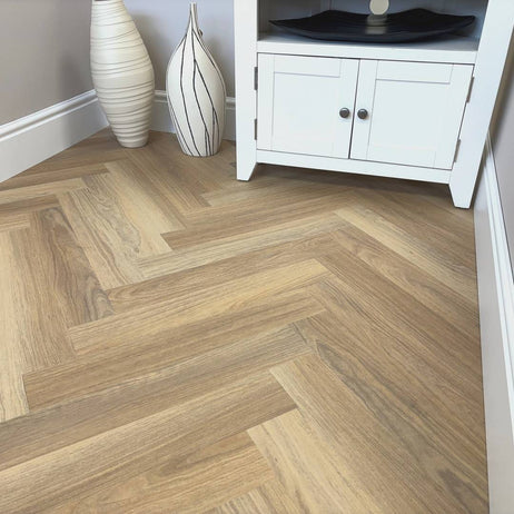 Chic Parquet LVT Flooring Dry Back Light Walnut 8003