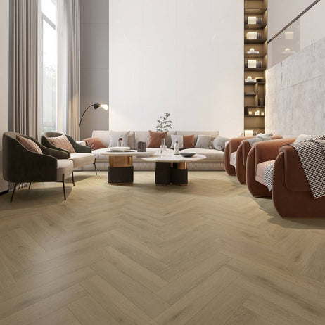 Chic Parquet LVT Flooring Dry Back Oak Limed 8005