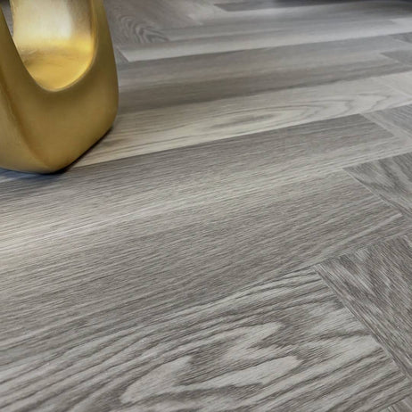 Chic Parquet LVT Flooring Dry Back Oak Grey 8007