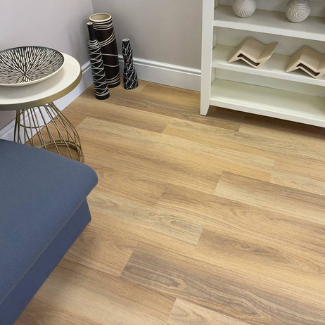 Engrave Light Walnut Luxury Vinyl Flooring Plank 7003