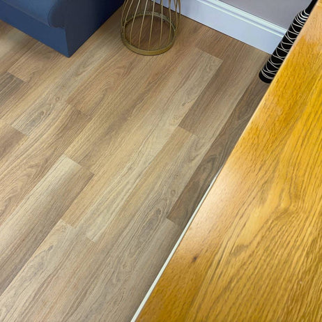 Engrave Light Walnut Luxury Vinyl Flooring Plank 7003