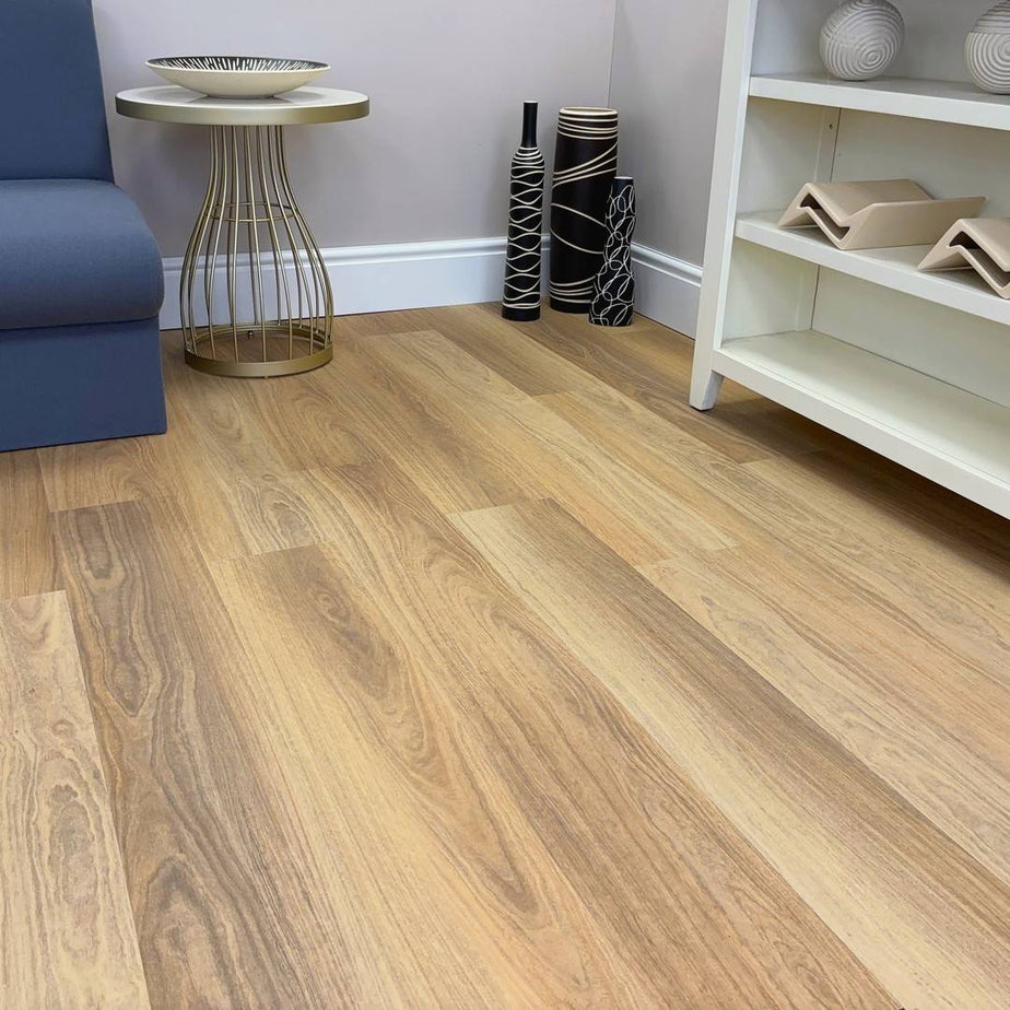 Engrave Light Walnut Luxury Vinyl Flooring Plank 7003